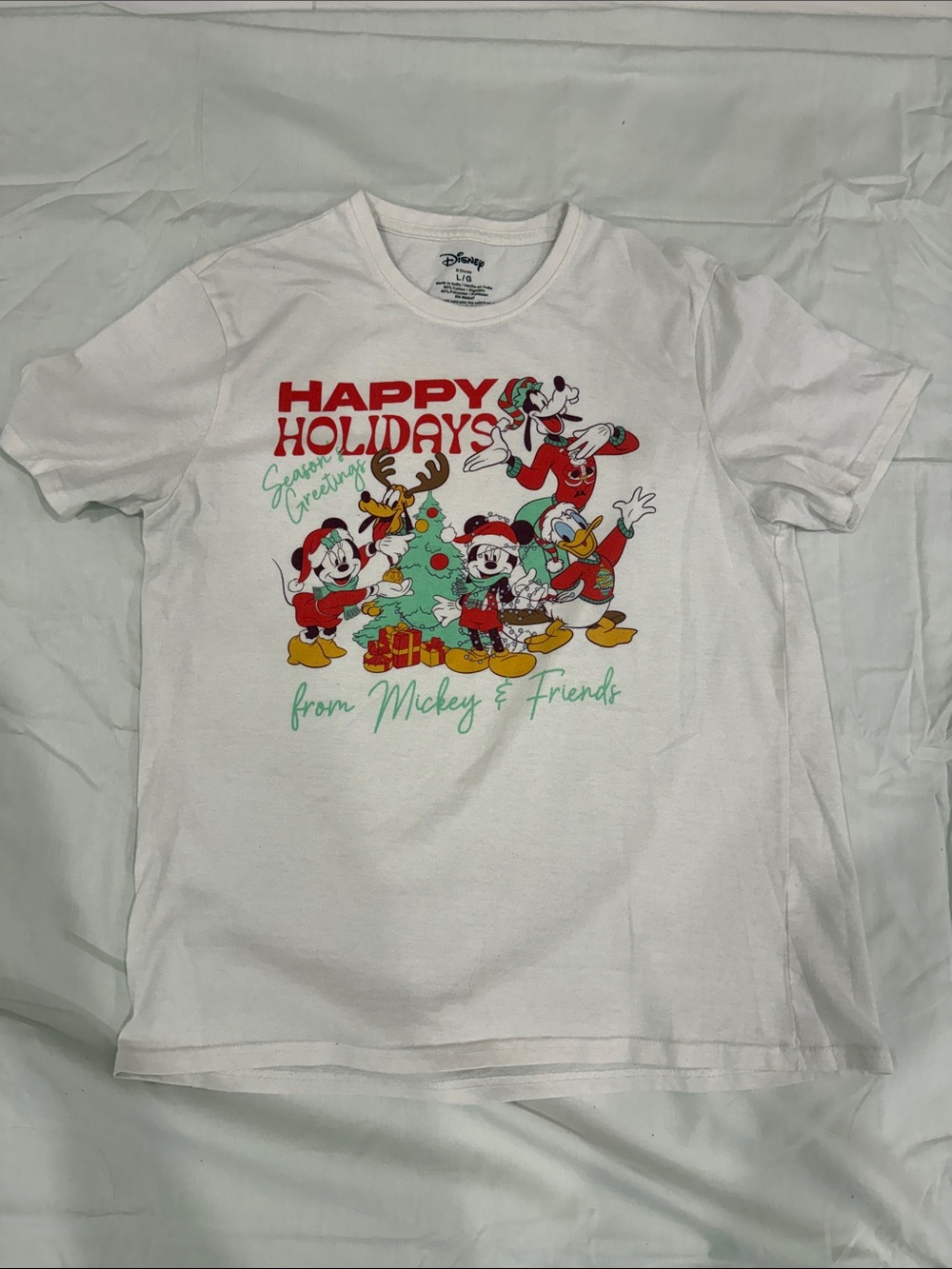 Disney Happy Holidas Mickey & Friends Adult unisex L